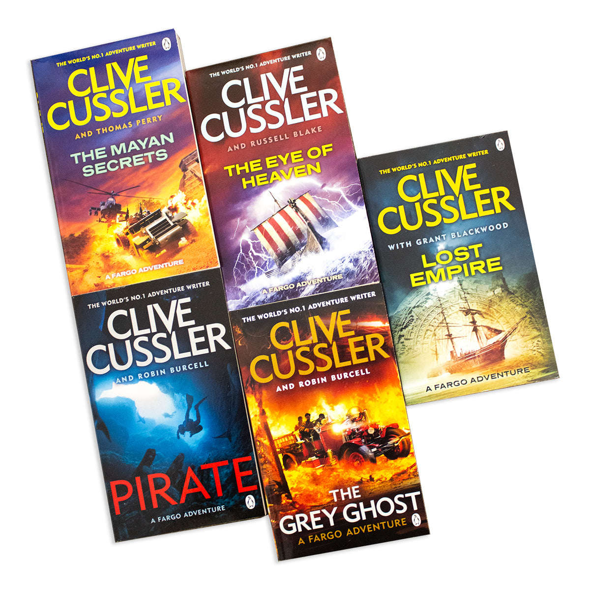 Clive Cussler Forgo Adventures Series ( 5 Book Pack )