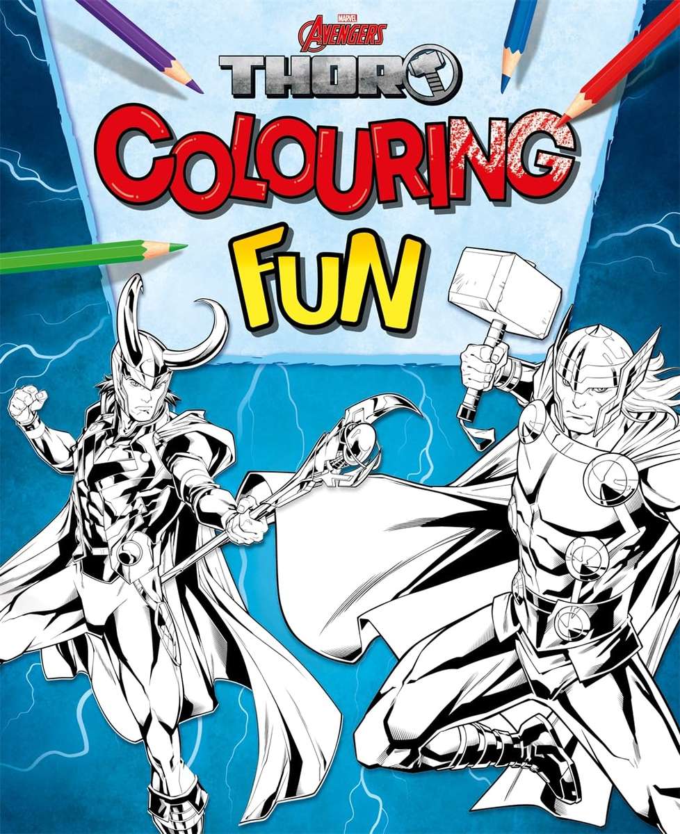 Marvel Avengers Thor: Colouring Fun