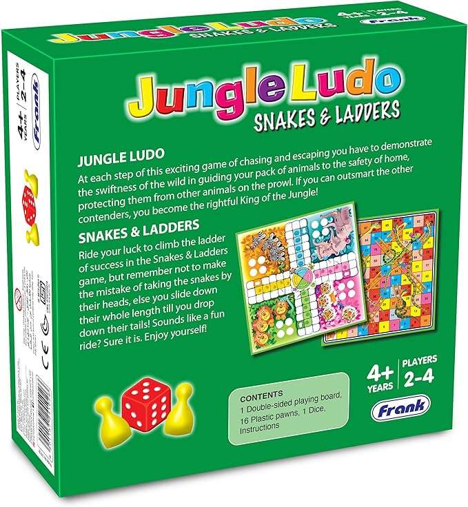 Jungle Ludo And Snakes And Ladders Game