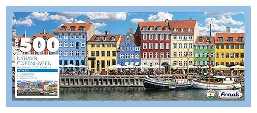 Nyhavn Copenhagen Panorama 500 Piece Puzzle