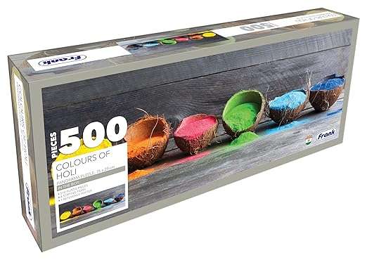 Colours of Holi Panorama 500 Piece Puzzle