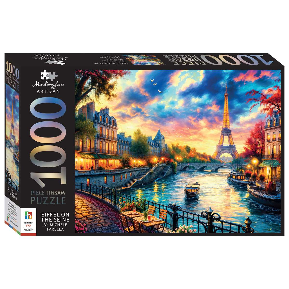 Mindbogglers Artisan 1000 Piece Jigsaw : Eiffel on the Seine