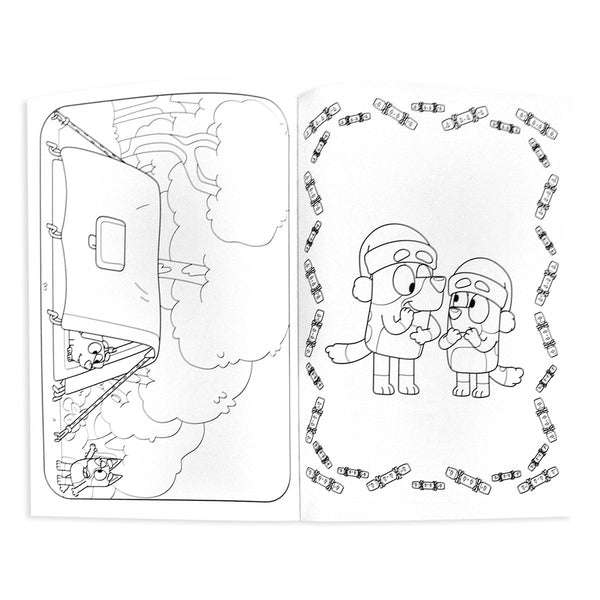 Bluey: Merry Christmas: A Colouring Book