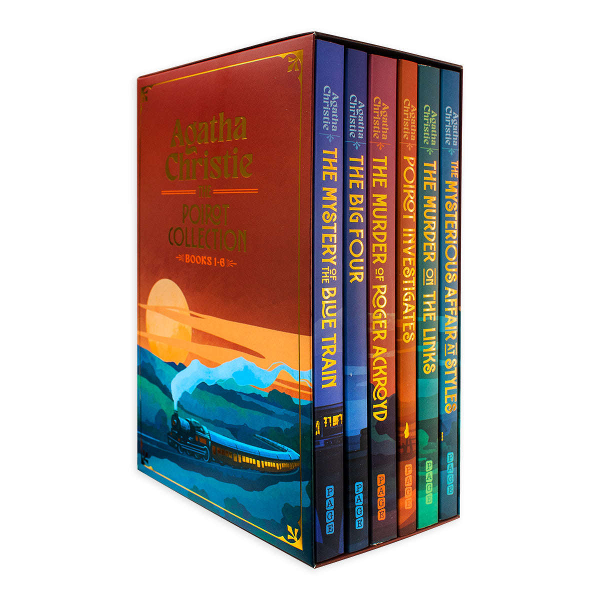 Agatha Christie Poirot 6 Book Box Set