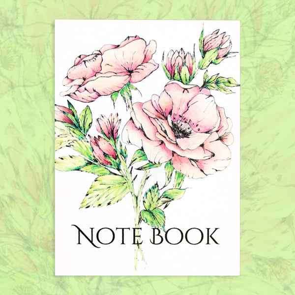 Country Rose A7 Notebook