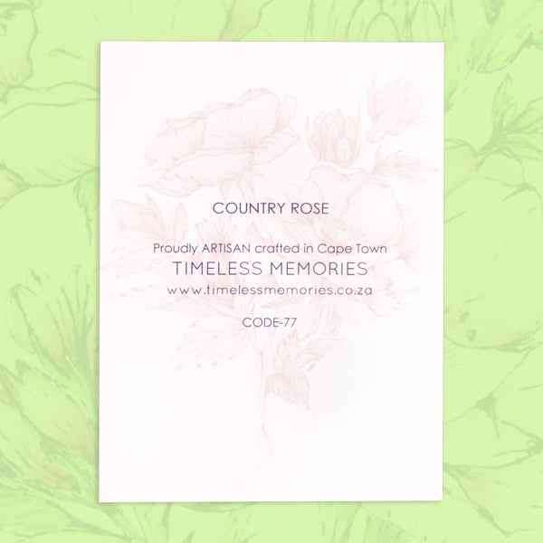 Country Rose A7 Notebook