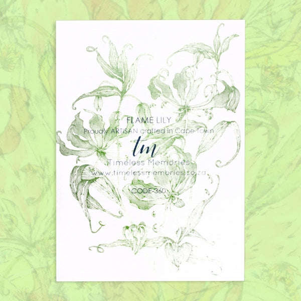 Notebook A7 Flame Lily