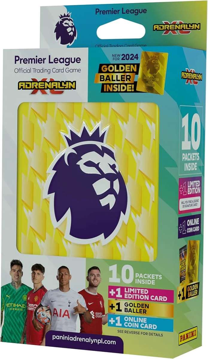 Adrenaly Premier League Pocket Tin 2024 large (Yellow)
