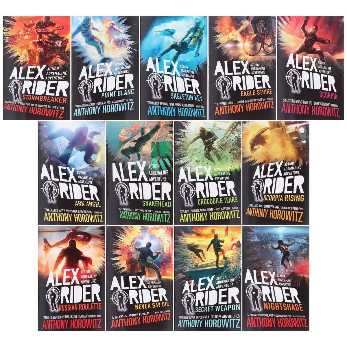 Alex Rider 13 Explosive Adventure ( Boxset )