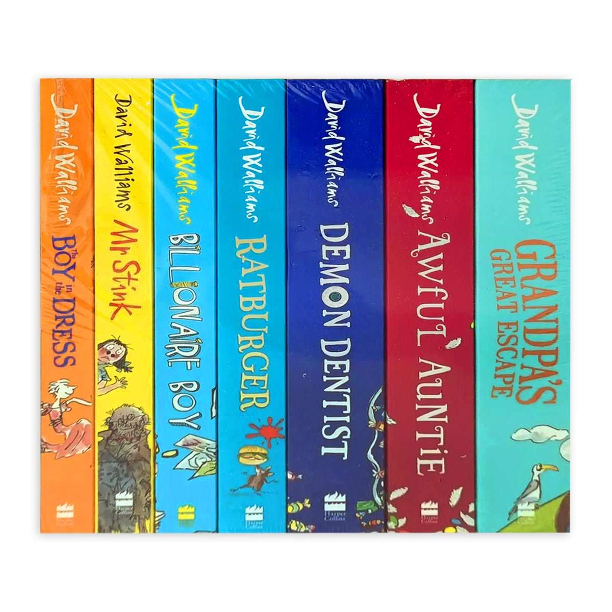 The World of David Walliams: The Super Seven Brilliantly Big Box Set