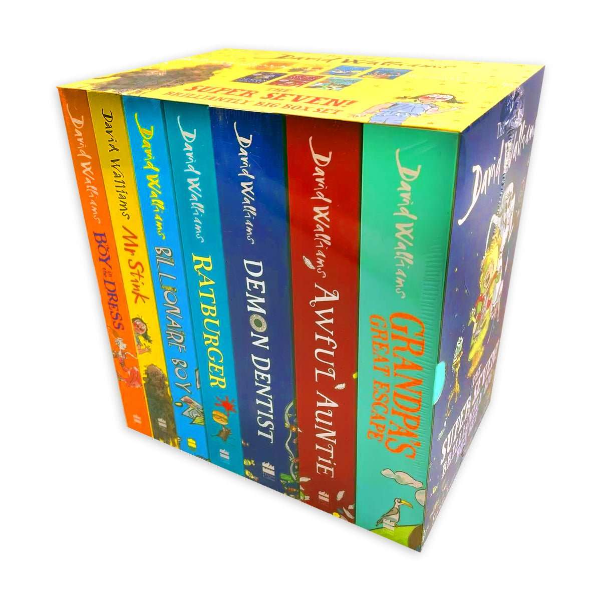 The World of David Walliams: The Super Seven Brilliantly Big Box Set