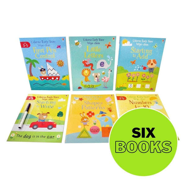 Usborne Early Years Wipe Clean Collection