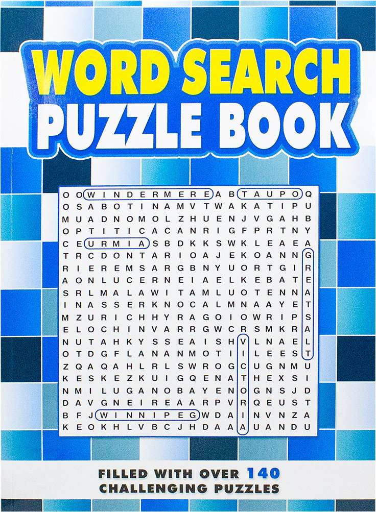 Word Search Blue Puzzle Book