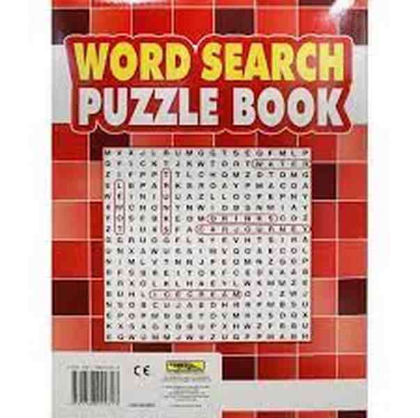 Word Search Red Puzzle Book