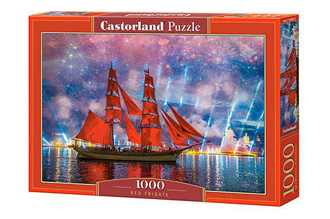 Red Frigate 1000 Piece Jigsaw Puzzle
