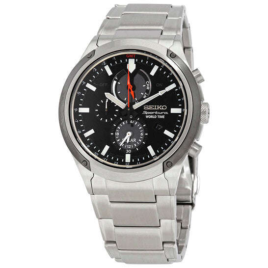 Seiko Sportura Solar World Time Chronograph - SSC479P1 ()