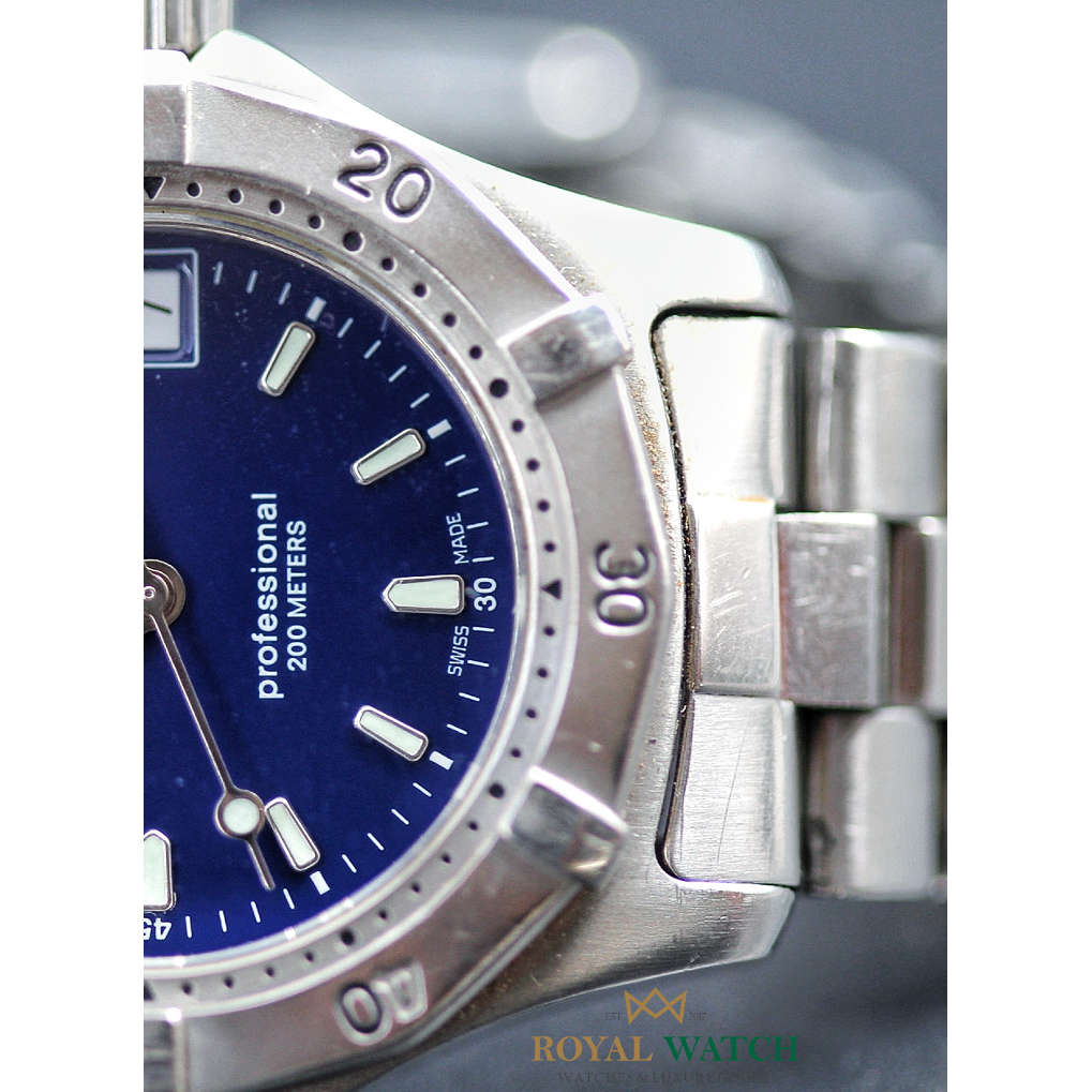 Tag Heuer 2000 Professional Blue Dial Quartz (Pre-Owned)