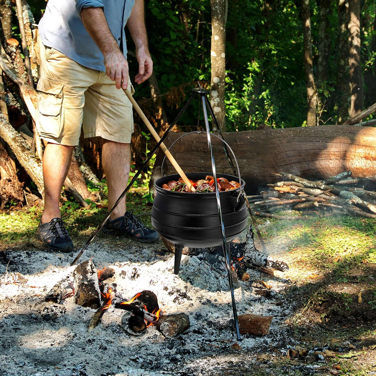 Bon Voyage 3-Leg Cast Iron Potjie Pot