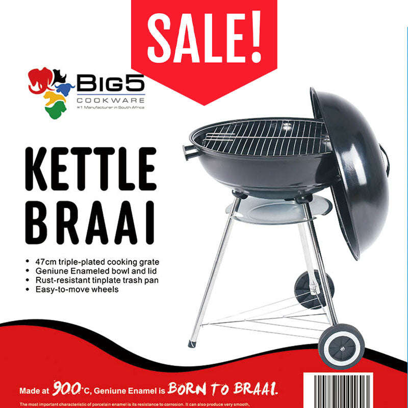 Big5 Kettle Braai 18inch (47cm) Medium Portable