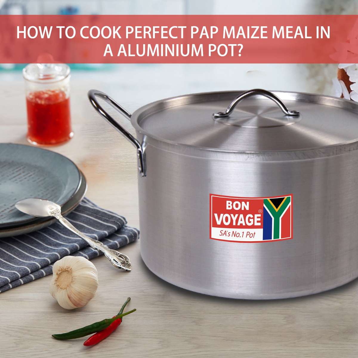 Bon Voyage Heavy Duty Catering Pots Stew Pan Stockpot Set NC3