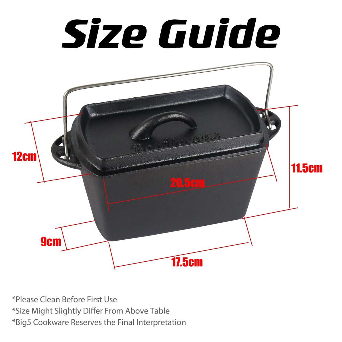 Bon Voyage Cast Iron Bread Pot