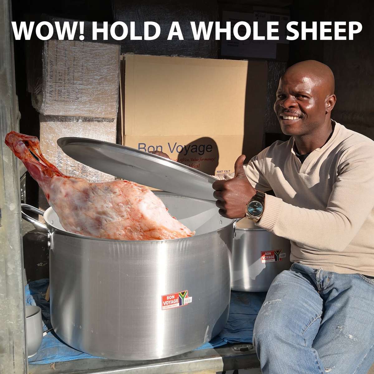 Bon Voyage Extra Heavy Duty Catering Pot individual