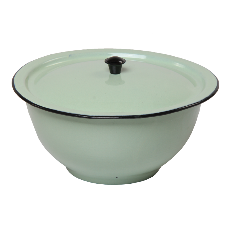 New World Enamel Footed Bowl Plain/Decorated