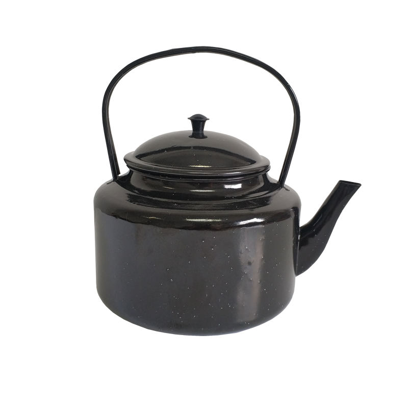 New World Enamel Kettle 3.5LT - 3.5LT / Black Flake