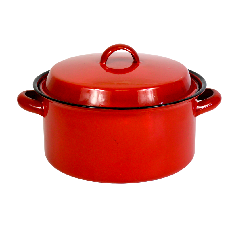 Non Returnable & Non Refundable Defects Stock Clearance! (Woolies Stock)  Color Enamel Pot 18cm