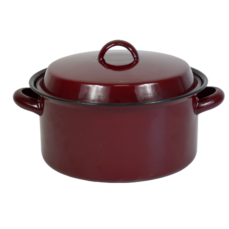 Non Returnable & Non Refundable Defects Stock Clearance! (Woolies Stock)  Color Enamel Pot 18cm