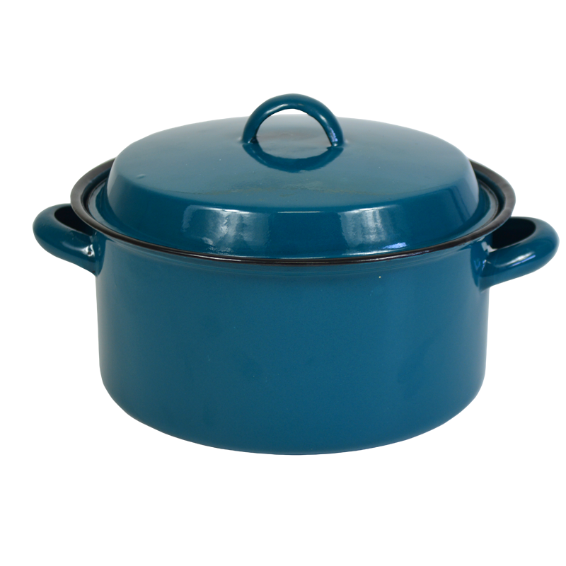 Non Returnable & Non Refundable Defects Stock Clearance! (Woolies Stock)  Color Enamel Pot 18cm