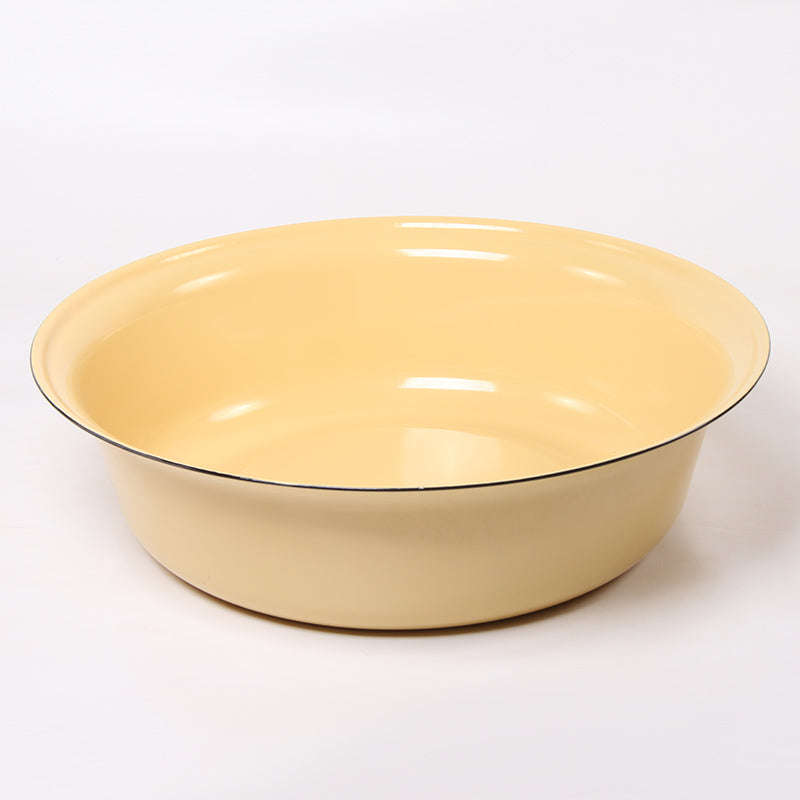 New World Enamel Basin - 70cm / Cream