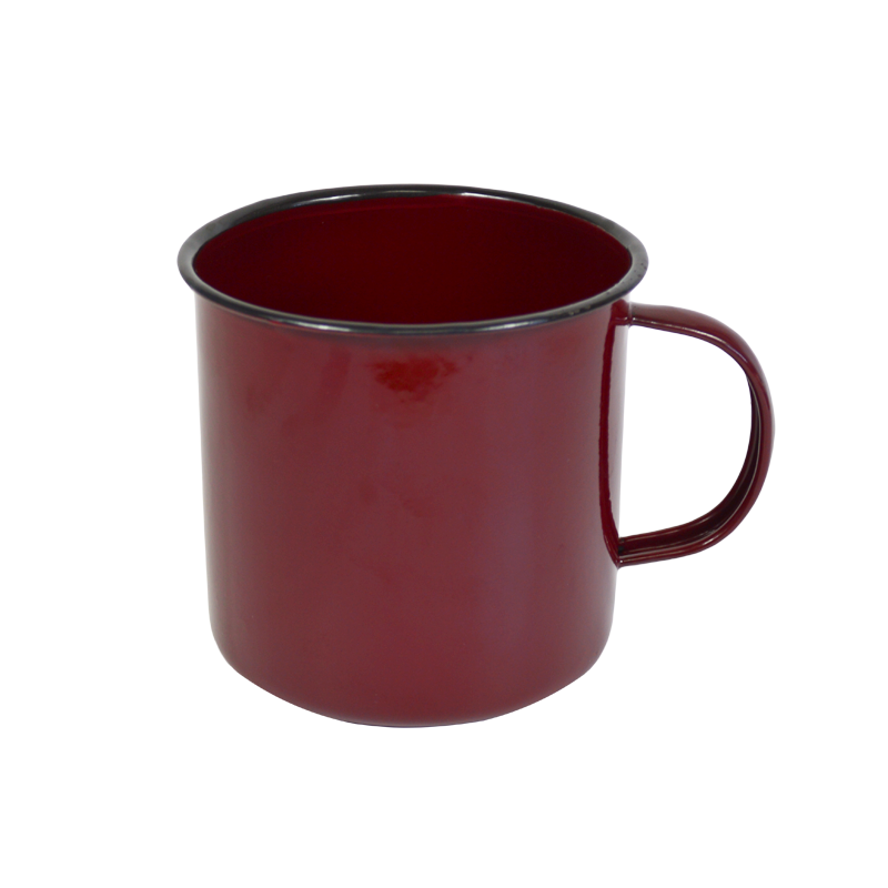 (Woolies stocks) Color Enamel Mug 12cm - 12CM / Fuchsia