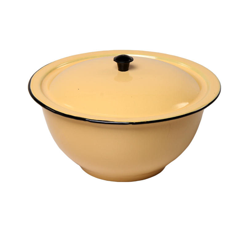 New World Enamel Footed Bowl Plain/Decorated