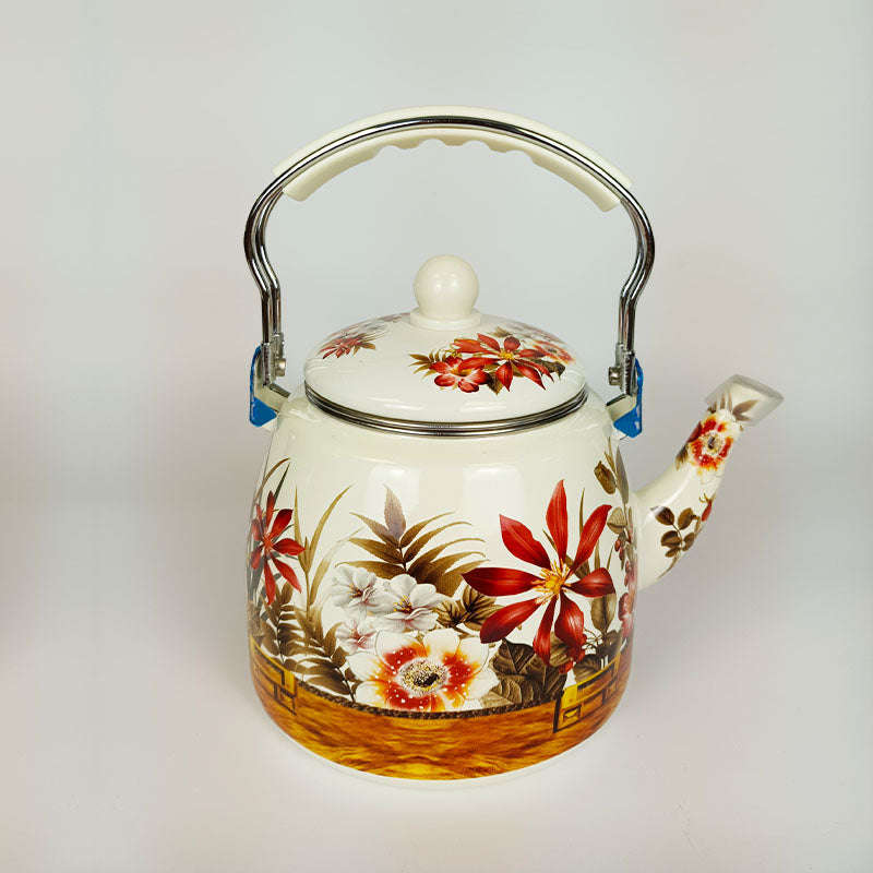 Agate Royal Enamel Tea Pot Teapot with Strainer 3.3LT