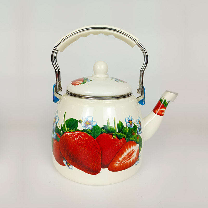 Agate Royal Enamel Tea Pot Teapot with Strainer 3.3LT
