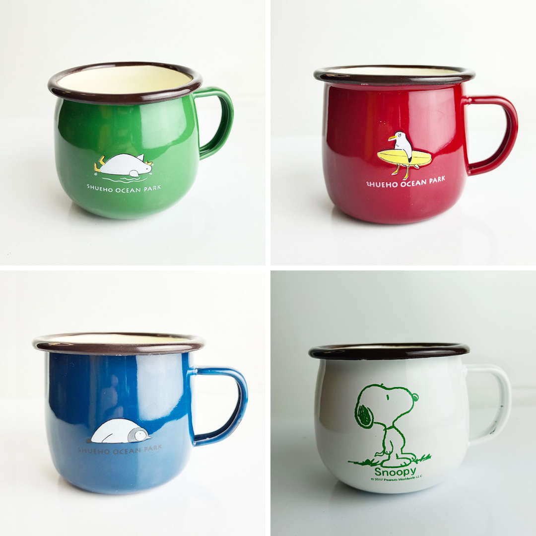 Premier Quality Decor Enamel Belly Mug 8cm no lid