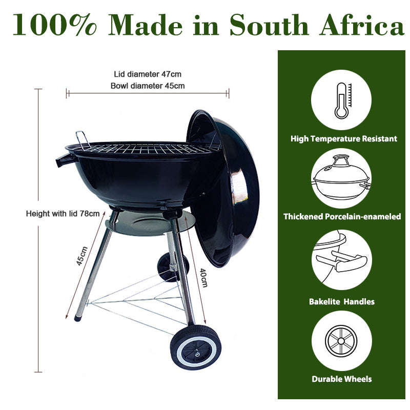 Big5 Kettle Braai 18inch (47cm) Medium Portable