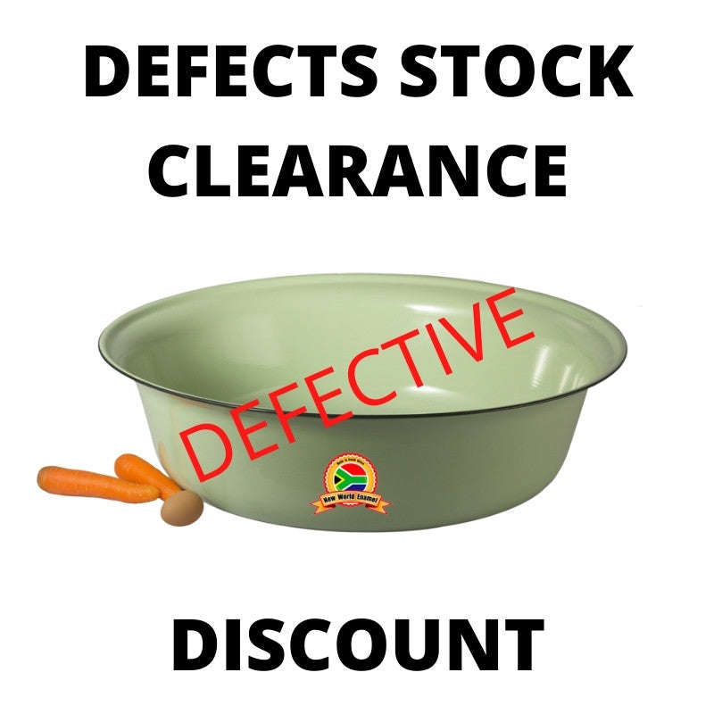 Defects Stock Clearance! Enamel Wash Basin