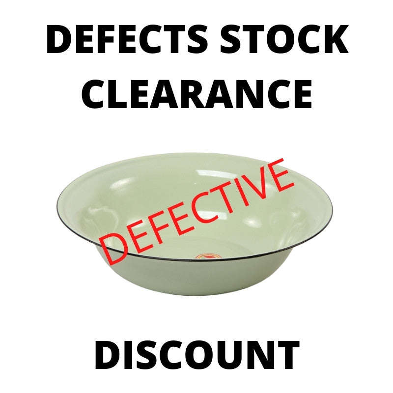 Defects Stock Clearance! Enamel Wash Basin