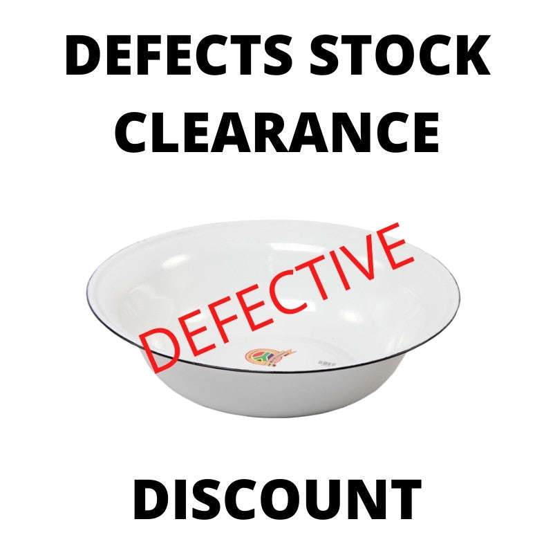 Defects Stock Clearance! Enamel Wash Basin