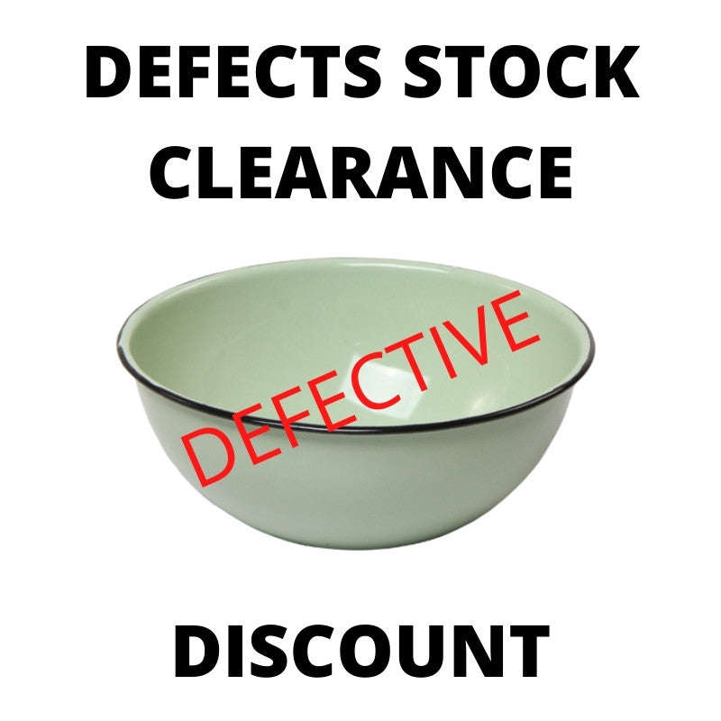 Non Returnable & Non Refundable Defects Stock Clearance! Enamel Cash Bowl