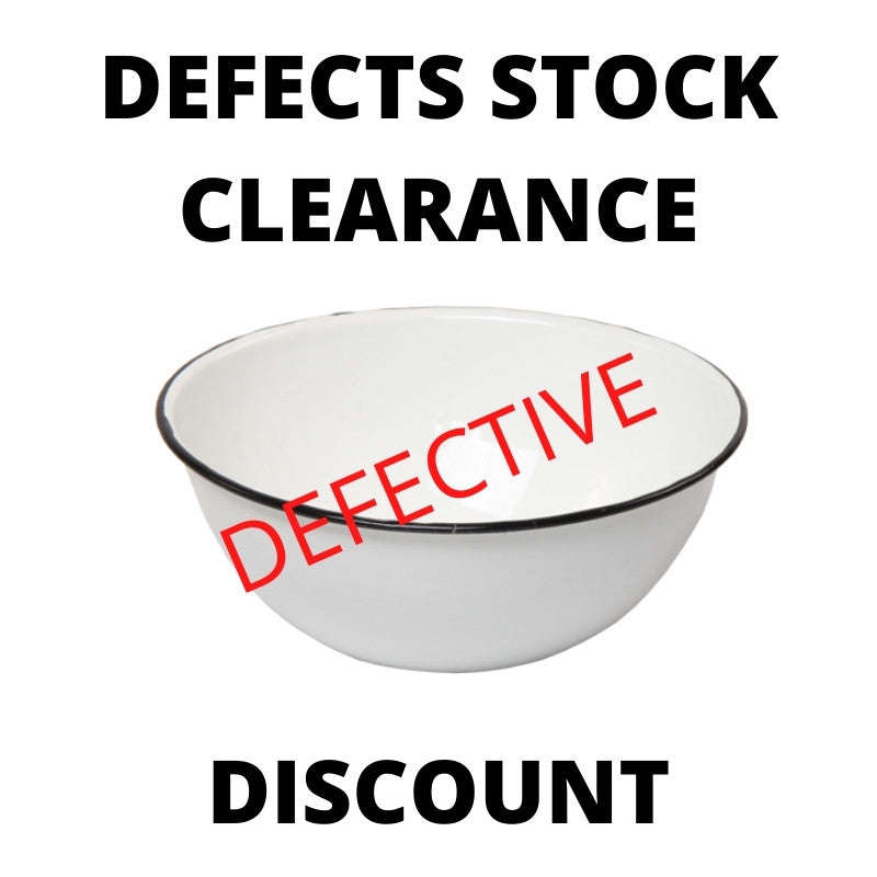 Non Returnable & Non Refundable Defects Stock Clearance! Enamel Cash Bowl