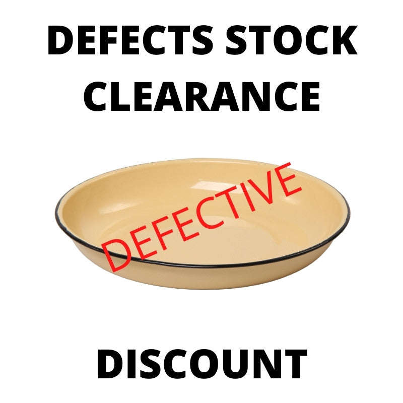 Non Returnable & Non Refundable Defects Stock Clearance! Enamel Rice Plate