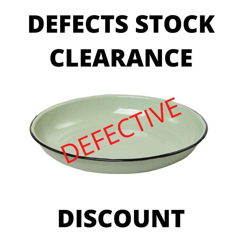 Non Returnable & Non Refundable Defects Stock Clearance! Enamel Rice Plate
