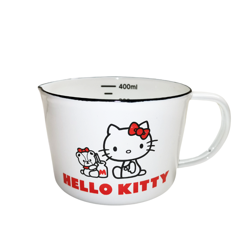 Hello Kitty Enamel Measuring Cup