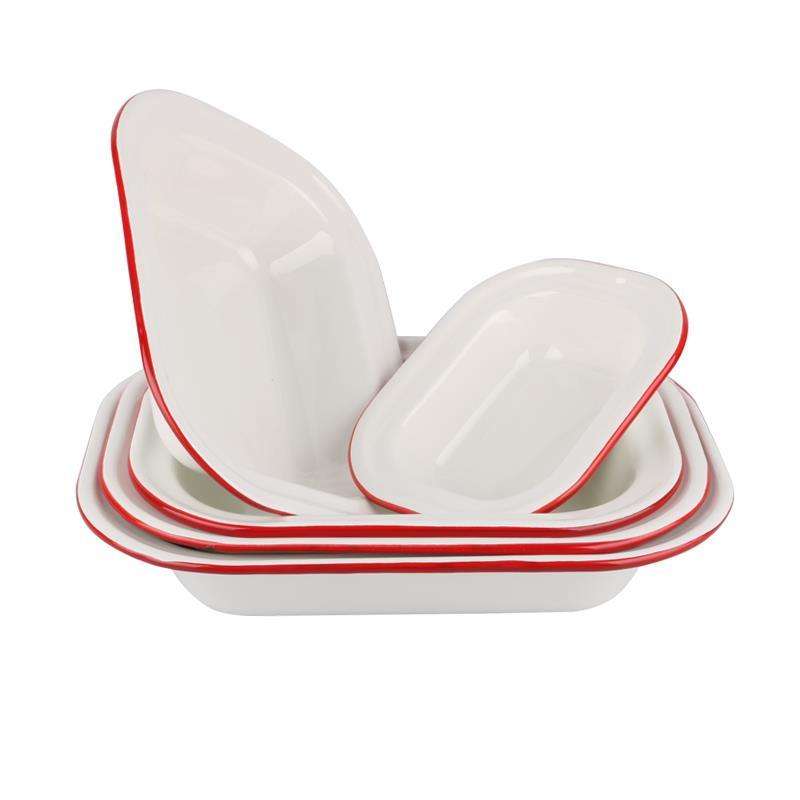 Premier Quality Enamel Pie Dish
