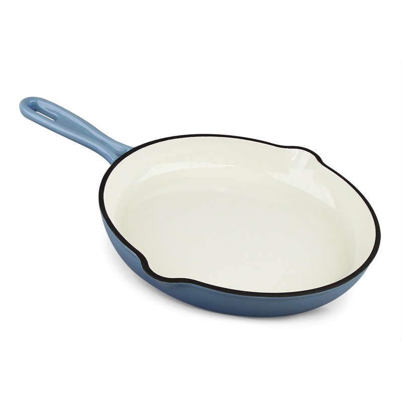 La Cocina Cast Iron 11pc Cookware Set - Light Blue