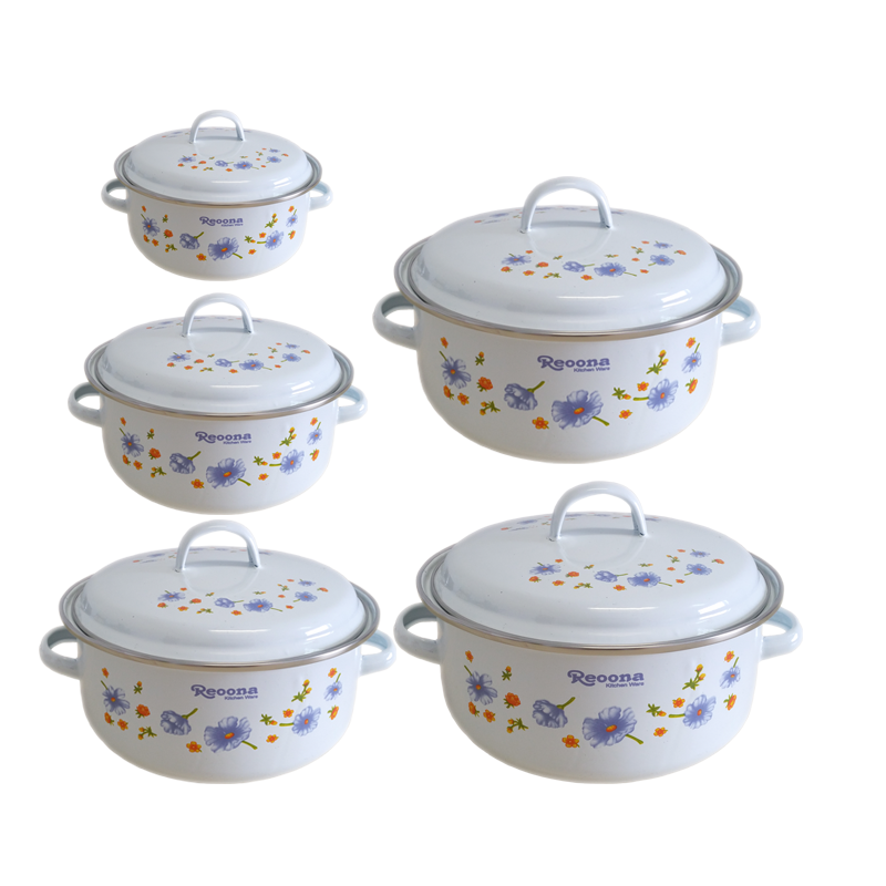 New World Enamel 10PC Pots Set - Blue / 10PC