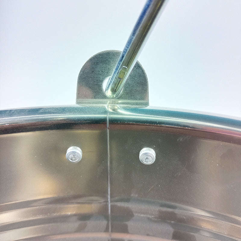 Stainless Steel Utility Bucket, Pail, 20L with Carry Handle